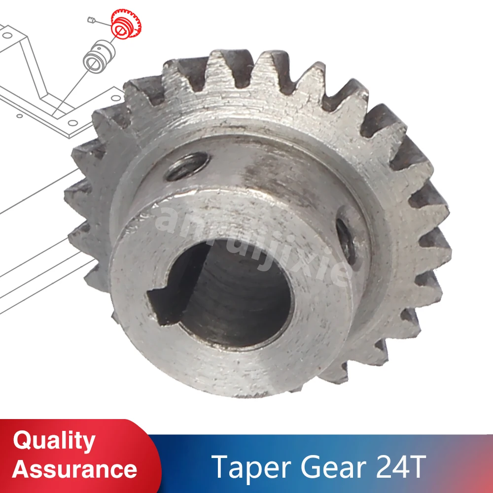 

Taper Gear 24T SIEG SX3-162&X3&JET JMD-3&BusyBee CX611&Grizzly G0619& G0463 Straight Bevel Gears