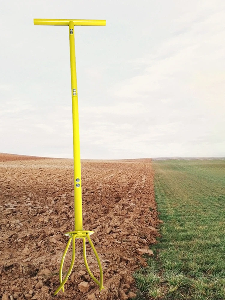 Поворотная фреза ручная стальная регулируемая по высоте аэратор для газона Soli