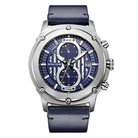2022 top 3 pin hot sale watch mens formal wear police luxury watch quartz calendar 24 hour watch life waterproof watch