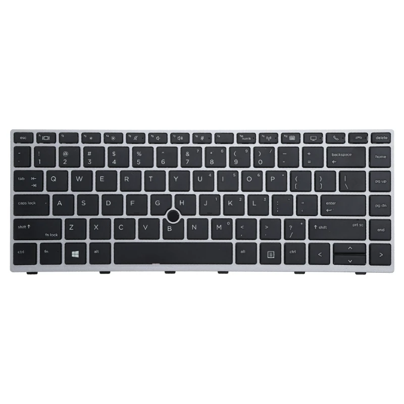 Клавиатура ноутбука американская раскладка для EliteBook 840 846 745 версия черная Прямая