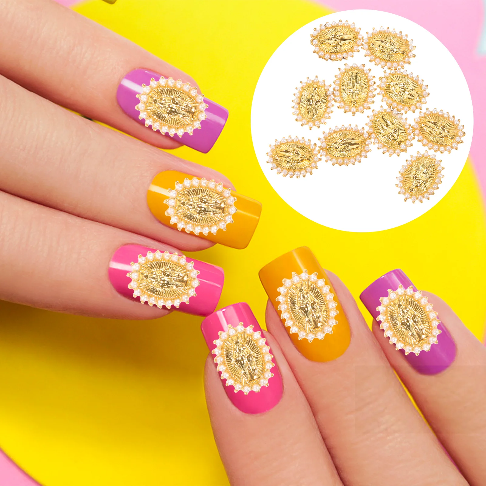 

10 шт., декоративные маникюрные украшения для ногтей