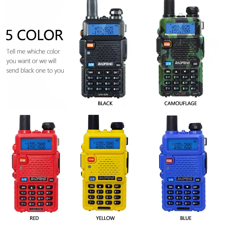 

Портативная рация VHF/UHF, 136-174 МГц, 400-520 МГц