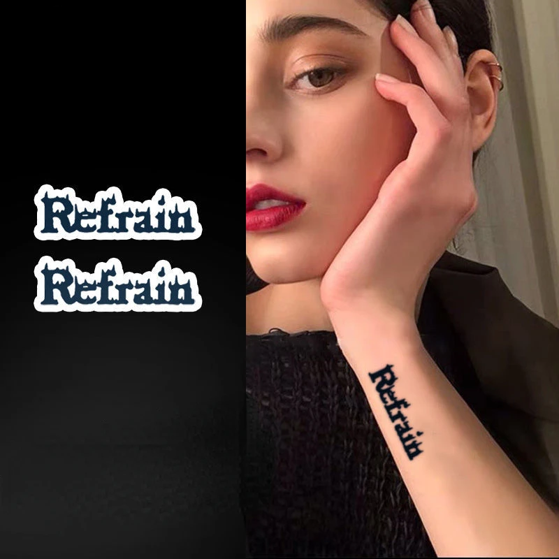 Водостойкие наклейки-татуировки с рисунком граффити для женщин и мужчин тело