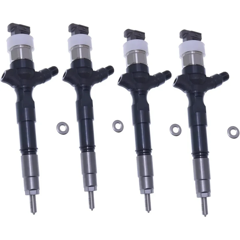 4X топливные форсунки Common Rail 23670-39365 2367030400 29505-00200 для Toyota 2.4L 2.5L Двигатель L200 2KD 1KD Hilux