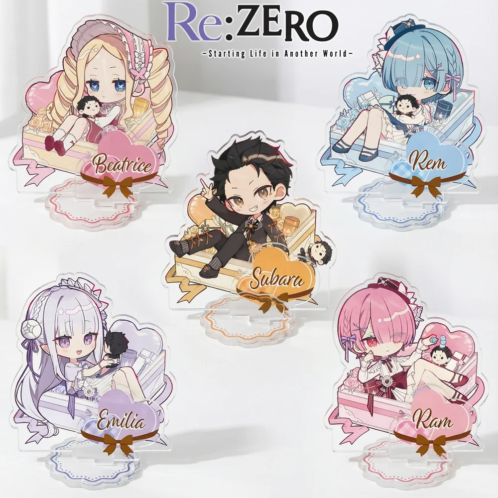 Фото Аниме Re: zero-starting Life In Another World- Kara Hajimeru Isekai Seikatsu Модель Фигурка Орнамент 10 см Акриловая подставка Подарки №1