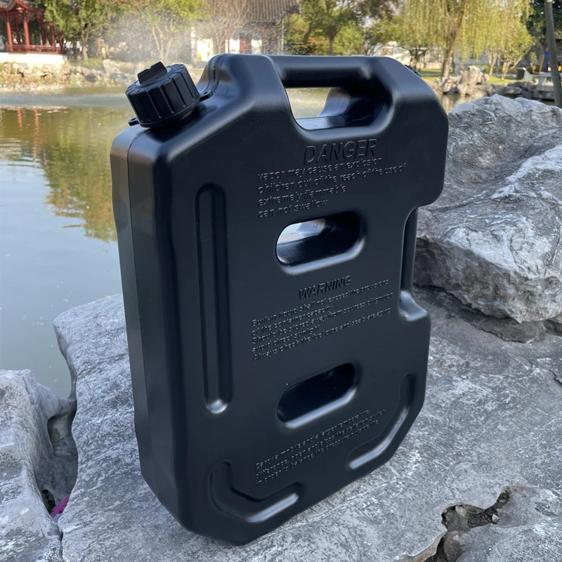 Пластиковый топливный бак 10 л черная канистра для автомобиля мотоцикла