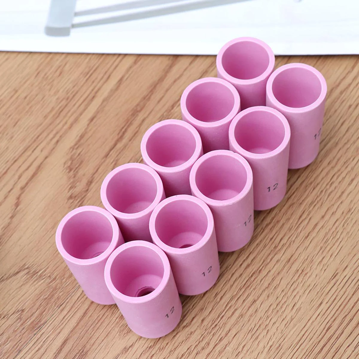 

10Pcs 10N44 Argon Arc Welding Mouth Ceramic Welding Protector Professional Welding Torch Nozzles Compatible for WP-17 WP-18
