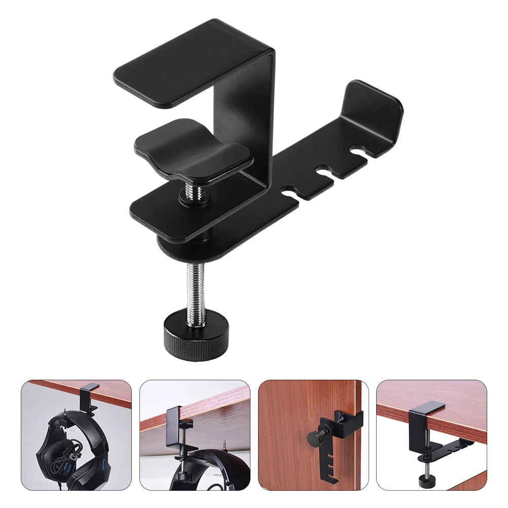 

1 PC Headphone Holder Practical Portable Storage Rack Headsets Holder for Shop Frame Mounted Desk