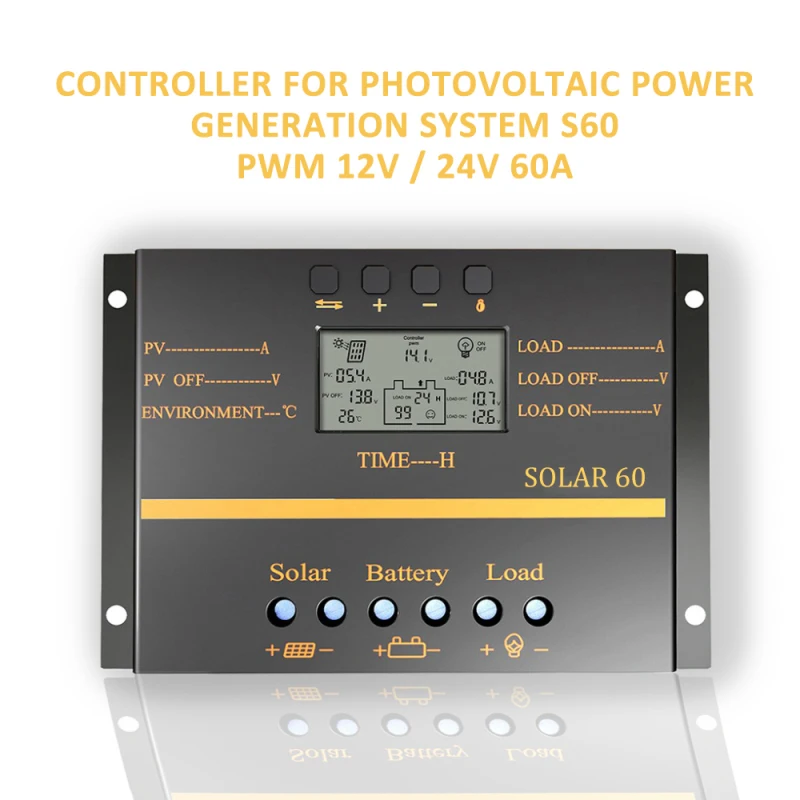 

Iquid Crystal Display Solars Cell Plate Sealed Battery Controllers Multifunctional Current Protections Solar Panel Charge