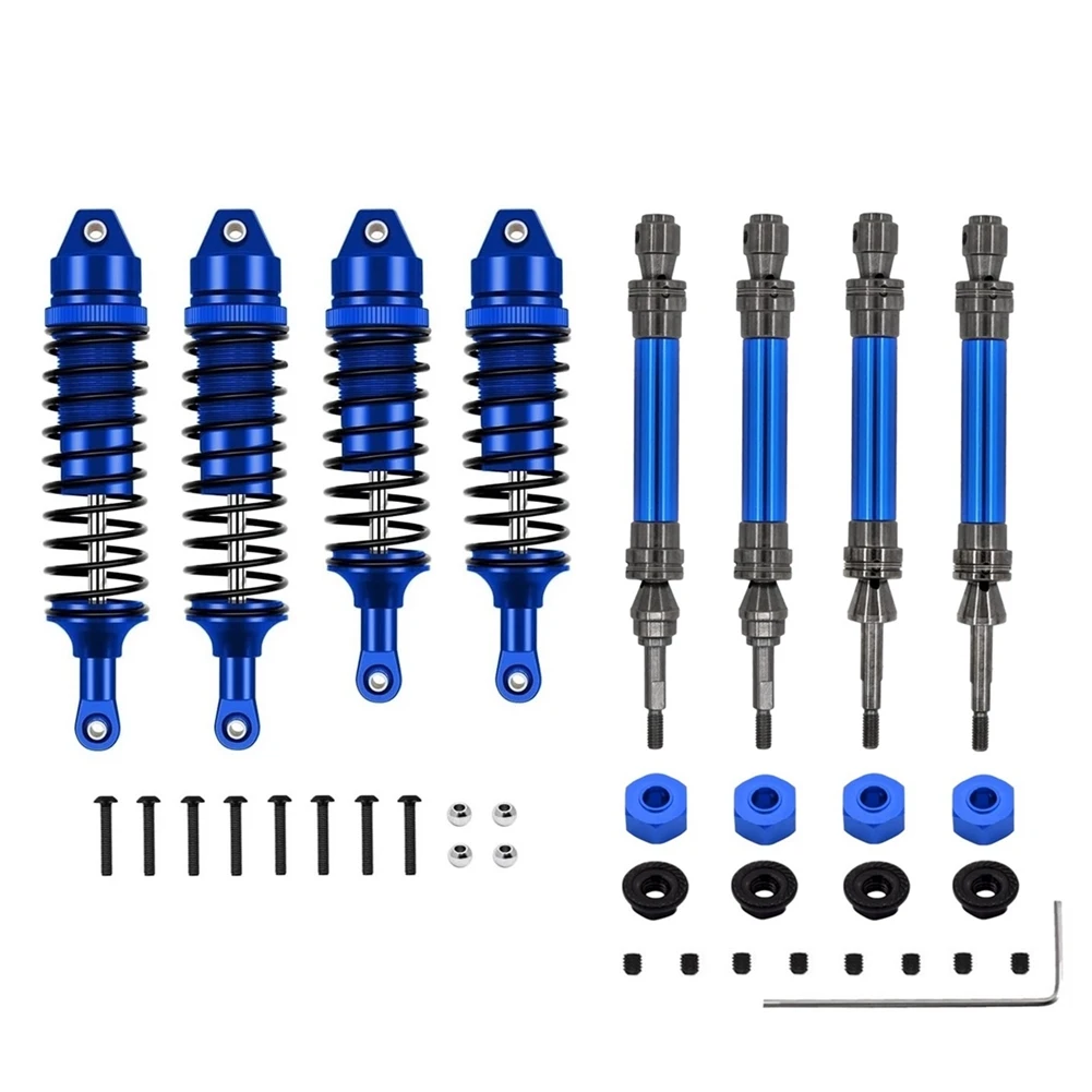 

Metal Drive Shaft and Set for 1/10 Slash Stampede Hoss VXL RC Car Upgrades Parts,Blue