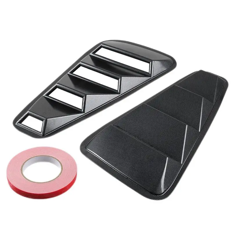 

2 PCS Car Side ABS Deflector Vent Window Louver Panel Side Window Shutter Vent Trim Fit ForFord 2005 2006 2007 2008 2009