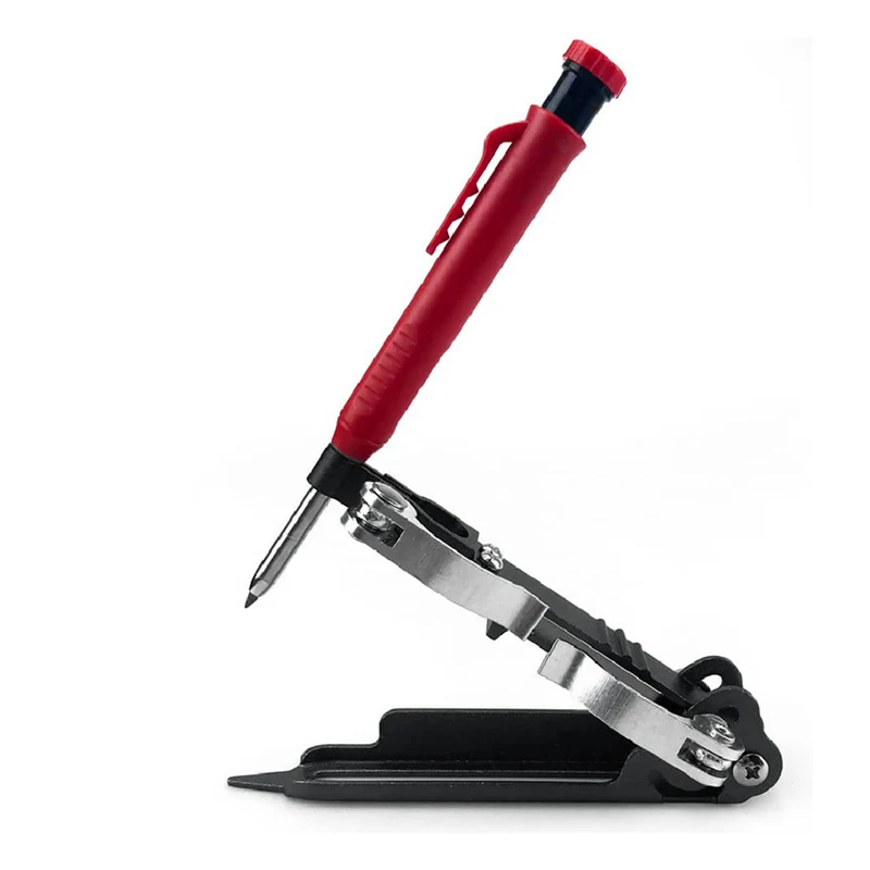 

O50 Multifunctional DIY Woodworking Marking Tool - Aluminum Alloy Structural Pencil - Marking Tool