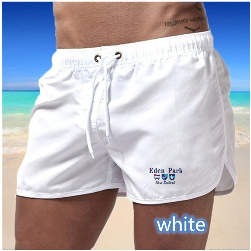 

2022 New Summer Men's Beach Shorts Letter Printed Fitness Sports Casual Elastic Waist Drawstring Male Board Short Pants S-3XL
