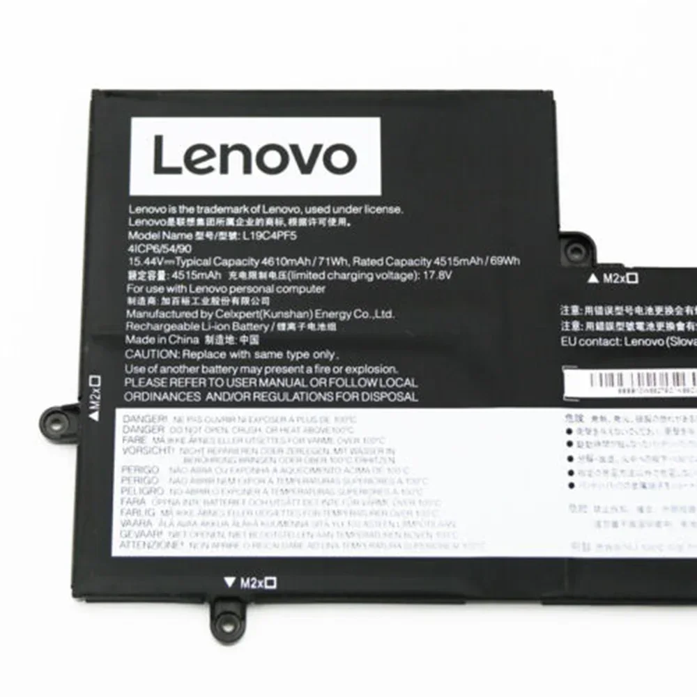 L19C4PF5 15 44 В 71 Втч оригинальный аккумулятор для ноутбука Lenovo IdeaPad YOGA SLIM 7-15ITL05 L19M4PF5