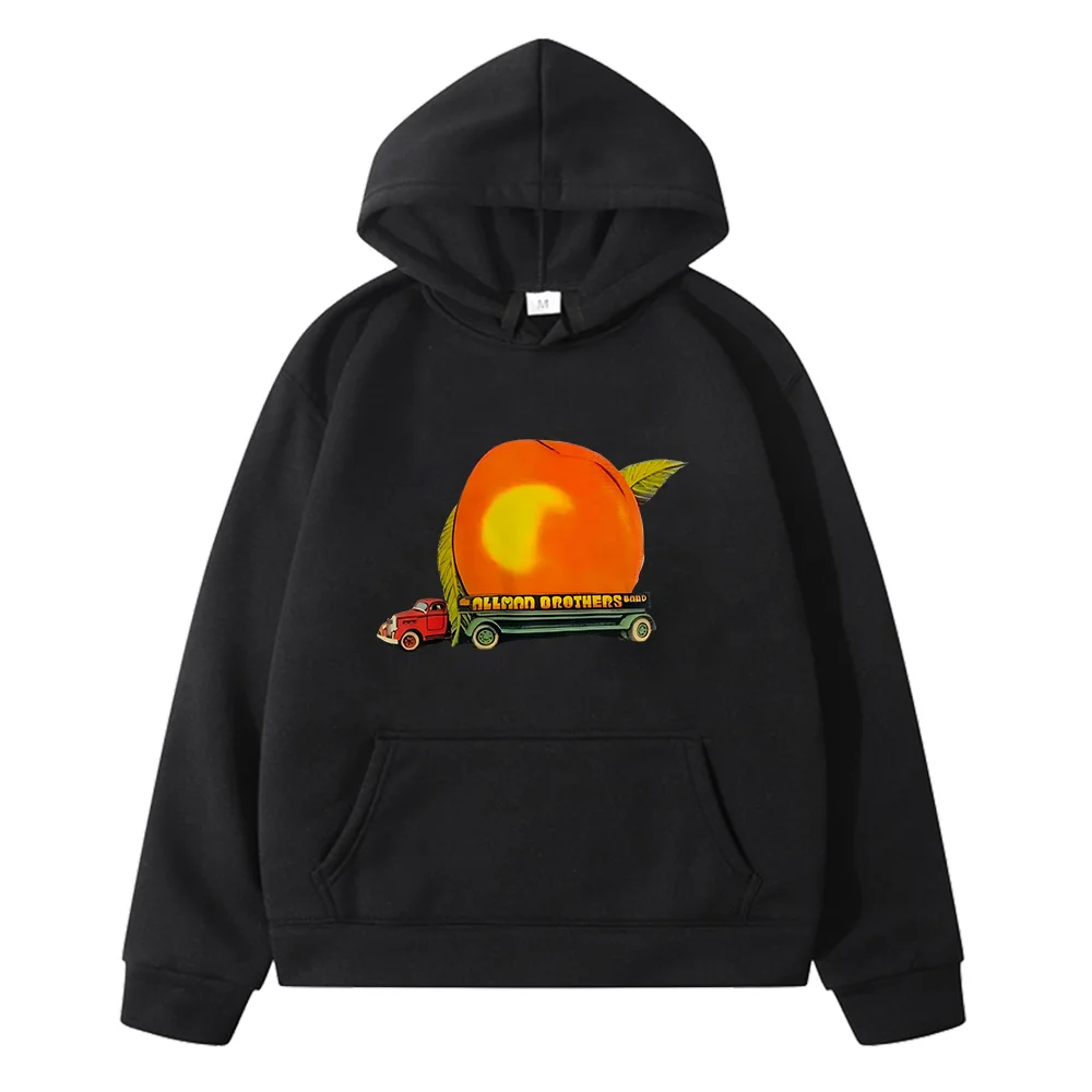 Толстовки с капюшоном с изображением браслетов Allmann, детские пуловеры с длинным рукавом и рисунком съедобного персика для мальчиков и девочек