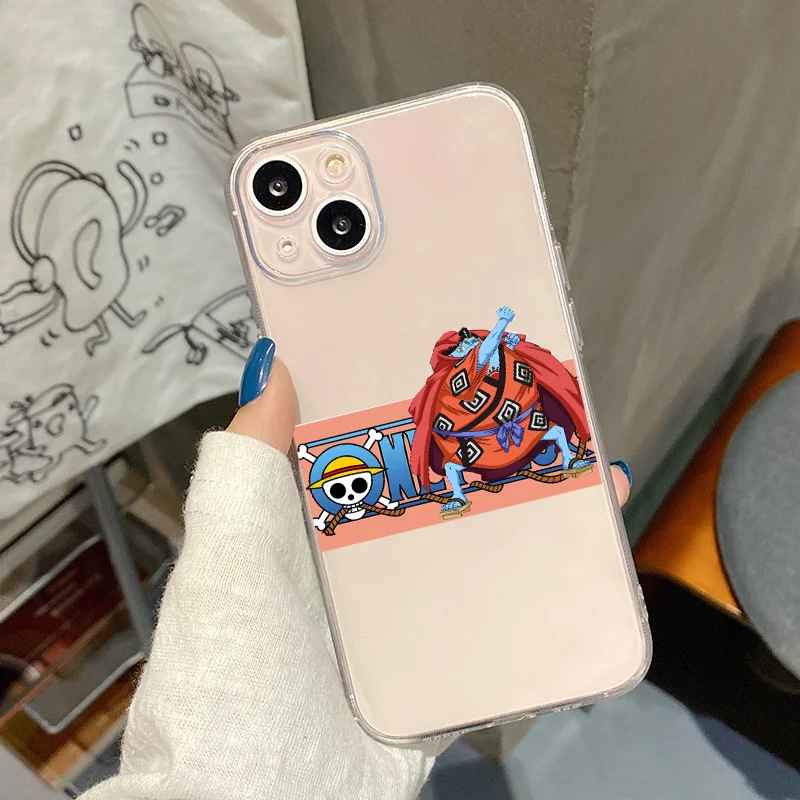 Японский аниме Луффи цельный чехол для телефона iPhone 13 12 Mini 11 Pro X XS XR Max 8 Plus SE 2020