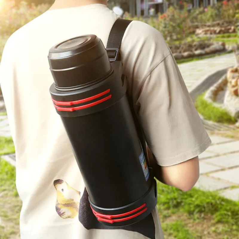 

1.2L/1.6L/2L/2.5L/3L Stainless Steel Thermos Outdoor Travel Car Water Termos Cup Bottle Portable Insulation Vacuum Flask Kettles