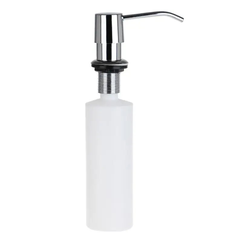 

300ml Soap Dispenser Built-In Installation Lotion Pump Liquid Detergent Organizer Plastic Sanitizer Container