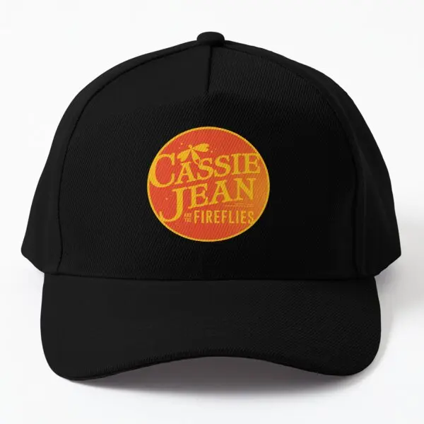

Cassie Jean And The Fireflies Color Logo Baseball Cap Hat Outdoor Sport Boys Solid Color Bonnet Snapback Fish Printed Mens
