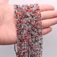 new color red 2mm faceted crystal glass beads round crystal loose spacer beads for jewelry making diy necklace bracelet