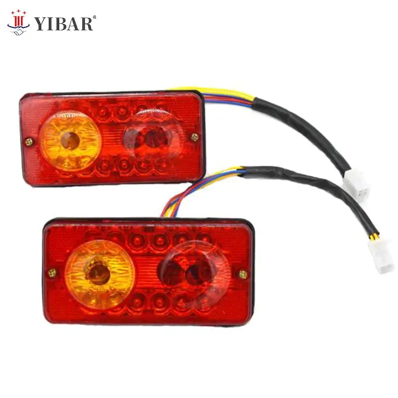 12V DC LED Rear Tail Lights Brake Turn Signal Reverse Lamp F