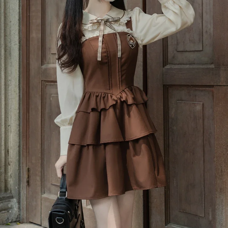 Рубашка с длинным рукавом и воротником листья лотоса