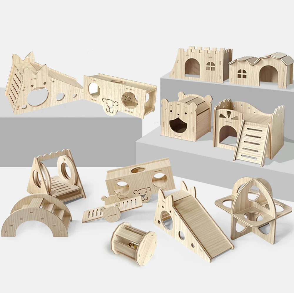 

Hamster Hideout House Room Seesaw Teeterboard Climbing Toys