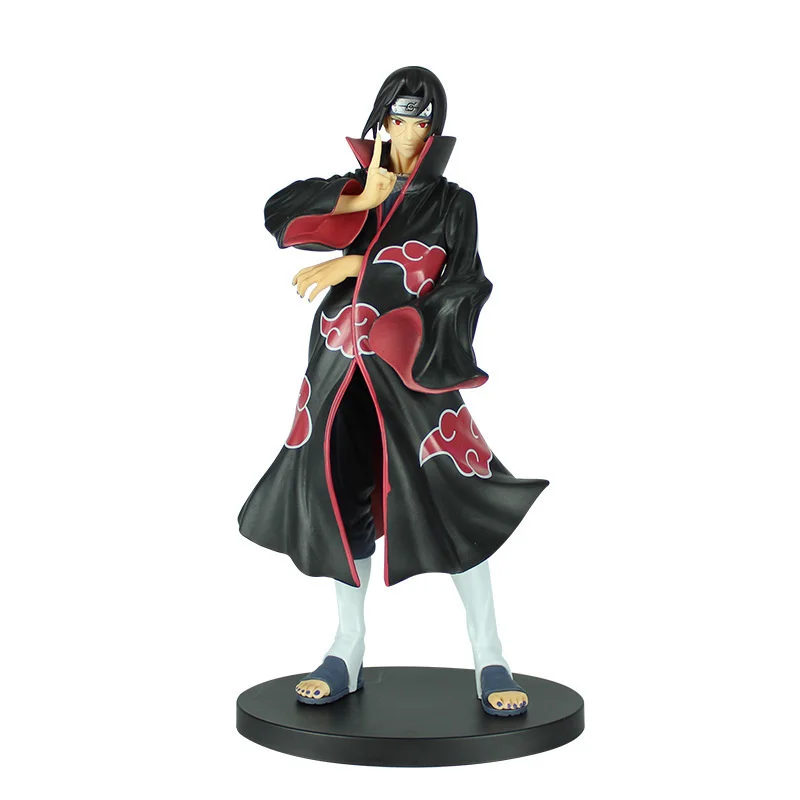 

Bandai PVC Statue Naruto Shippuden GK Akatsuki Uchiha Itachi Action Anime Model 21cm Doll Collectible Figurine Toy for Children