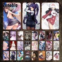 japanese anime girls metal signs tin signs uniform cartoon characters metal poster iron painting vintage plaque game room decor