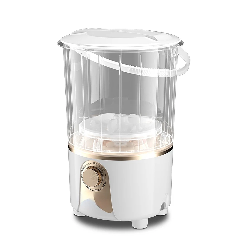 

Washing Socks Underwear Dormitory Small Mini Dehydration Spin-Dry Bucket Folding Washing Machine for Babies and Children