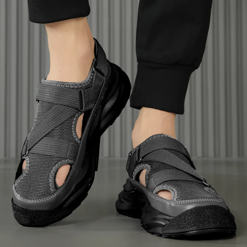 Мужские сандалии PARZIVAL дышащая повседневная обувь для улицы Нескользящие пляжные