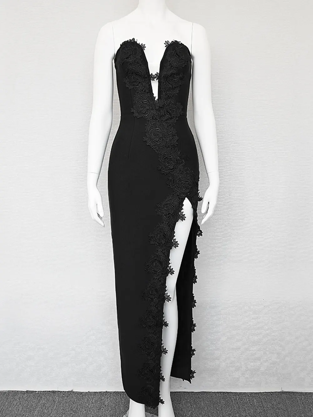 2024 новое сексуальное платье с цветочной вышивкой женское облегающее без