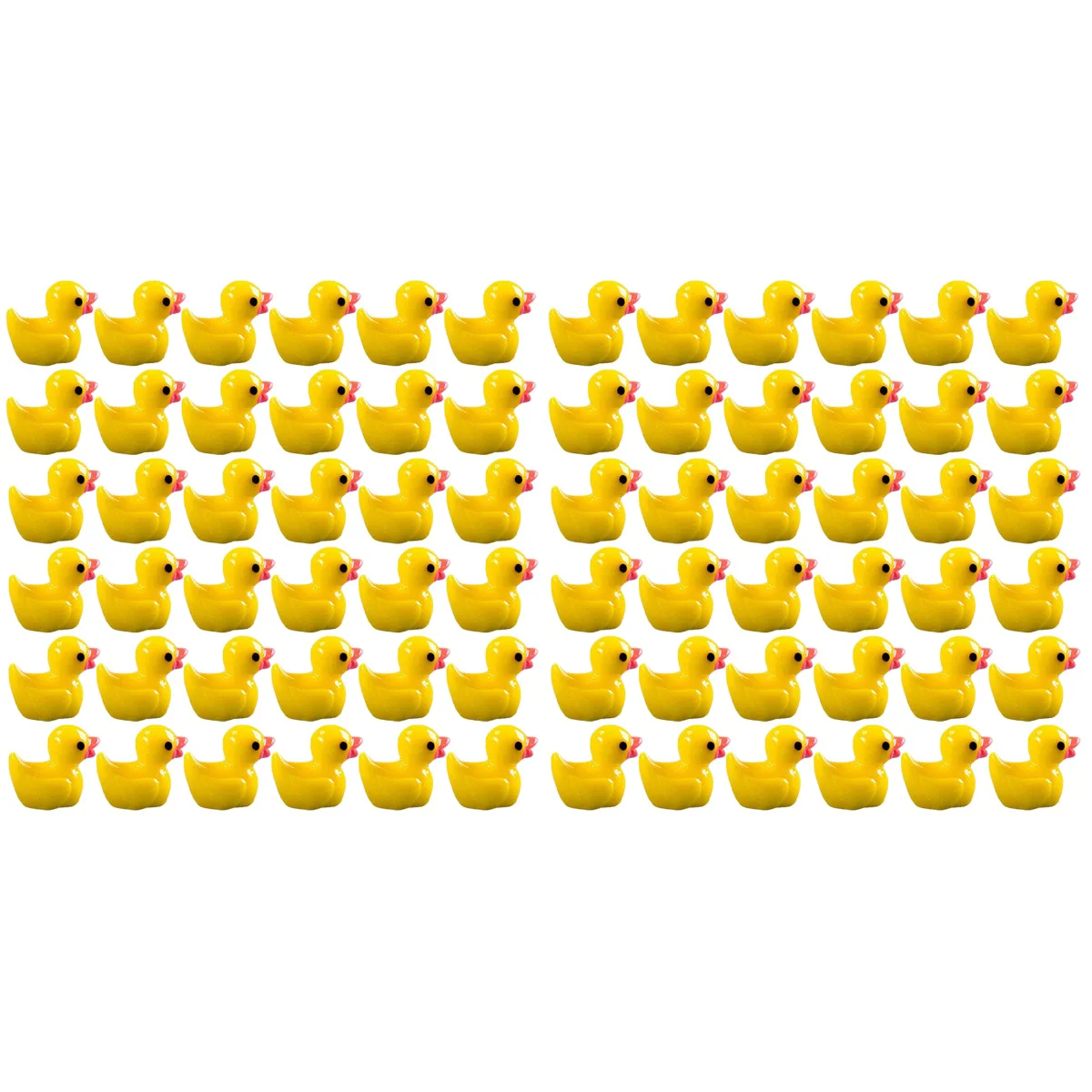 

400 Pcs Resin Duck Cake Decorations Mini Figure Miniature Trinkets Garden Supply Landscaping Figurine Child Decorative