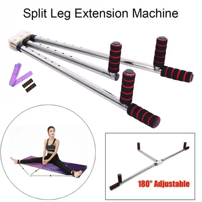 

Training Stretcher Split Split Ballet 3 Leg Stretching Stretching Equipment Flexibility Stretcher Adjustable Leg Bar Dance Yoga