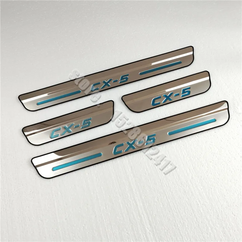 

For Mazda CX-5 CX5 2017 2018 2019 2020 Car Styling High Quality Stainless Steel Scuff Plate/Door Sill Door Sill E