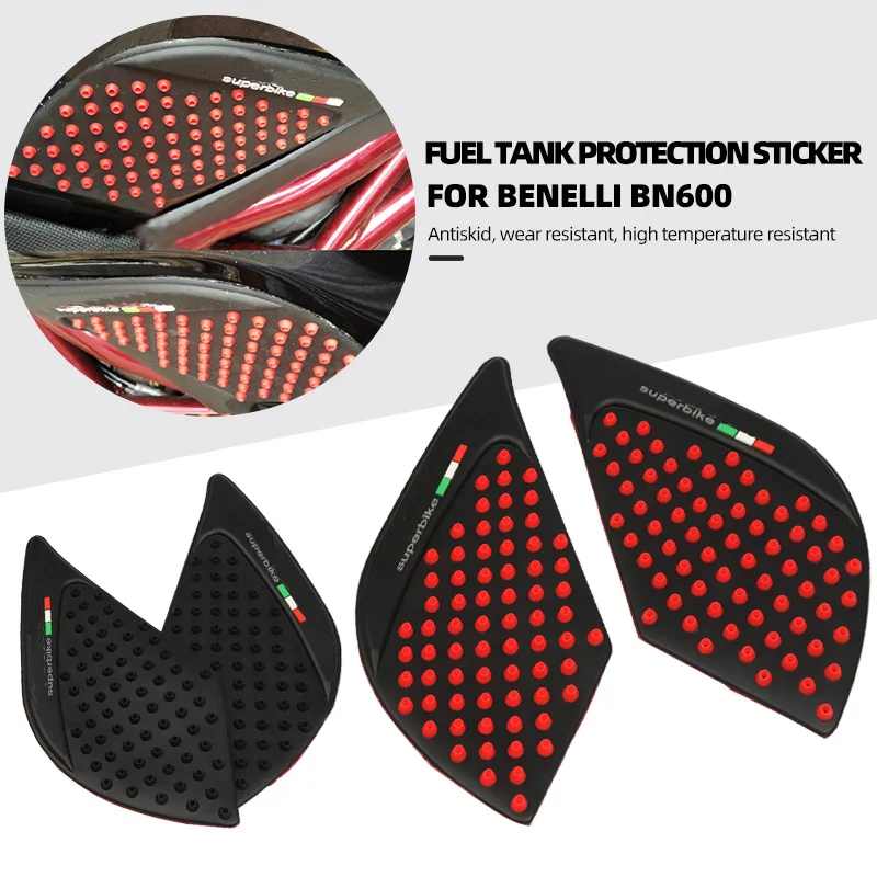 

For Benelli BN 600 300 BN600 BJ BN Motorcycle 3M Tank Pad Protector Sticker Decal Gas Knee Grip Tank Traction Side Pad