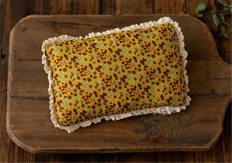French style embroidered floral pillows auxiliary props for newborn photography infants babies photo studio | Детская одежда и