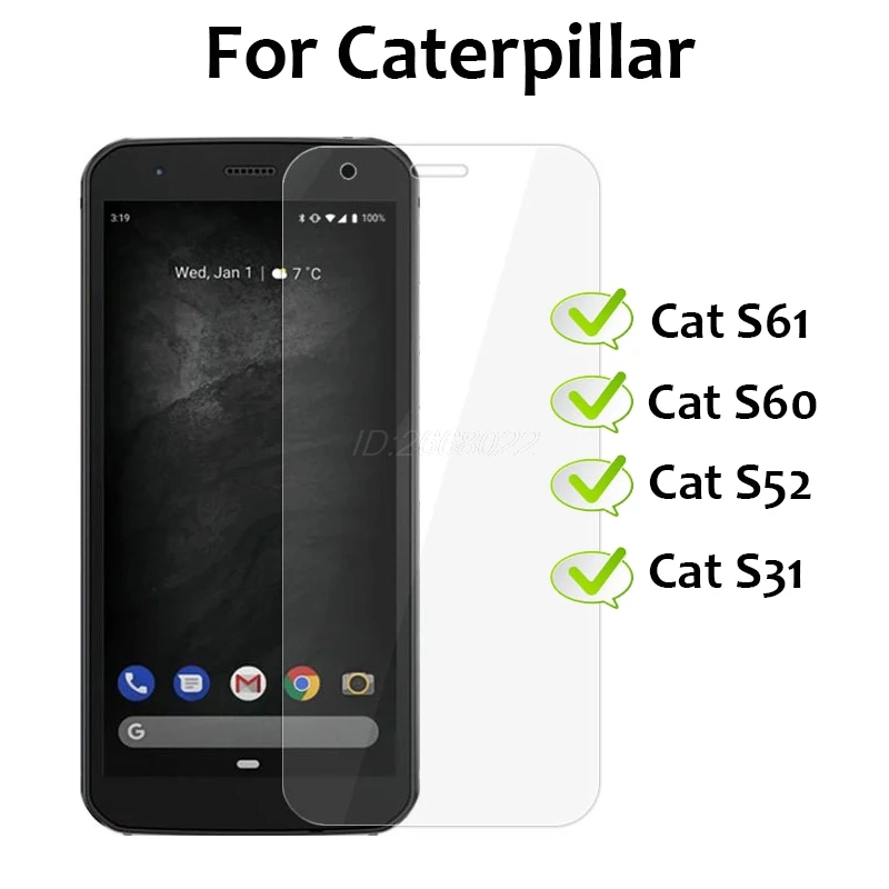 Закаленное стекло для Caterpillar CAT S31 S52 ультра-тонкая защитная пленка для Cat S60 S61 прозрачная защитная пленка для экран с защитой против царапин