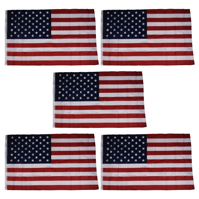 

New 5X Promotion American Flag USA - 150 X 90Cm (100% Image-Compliant)