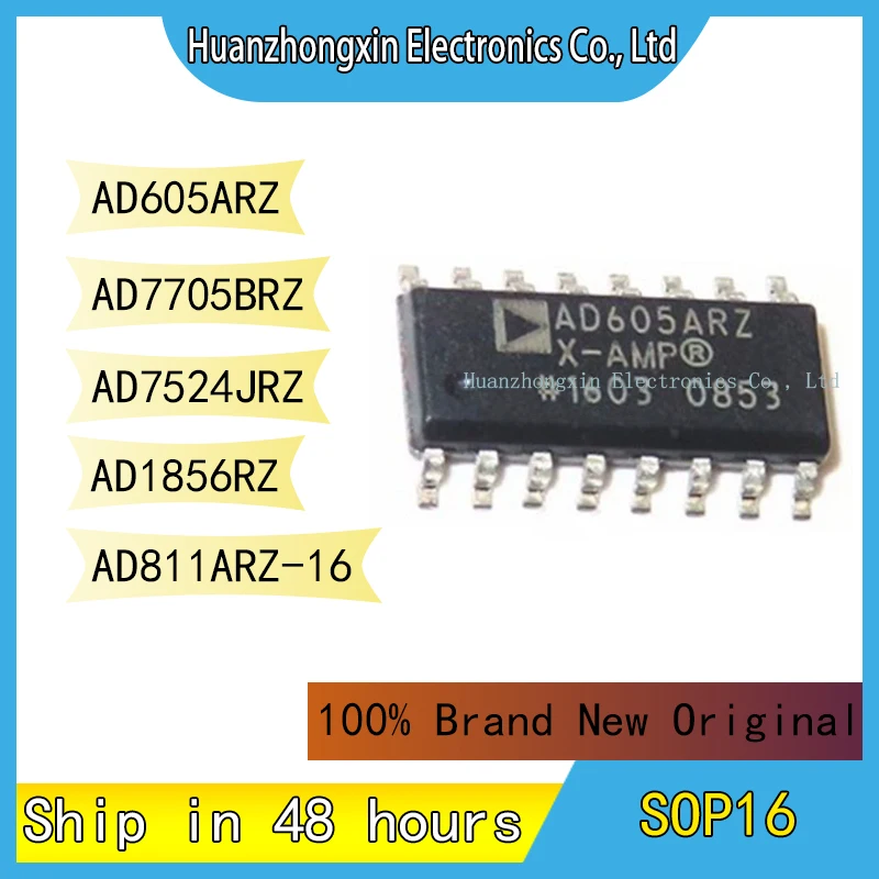 

AD605ARZ AD7705BRZ AD7524JRZ AD1856RZ AD811ARZ-16 SOP16 100% Brand New Original Chip Integrated Circuit Microcontroller