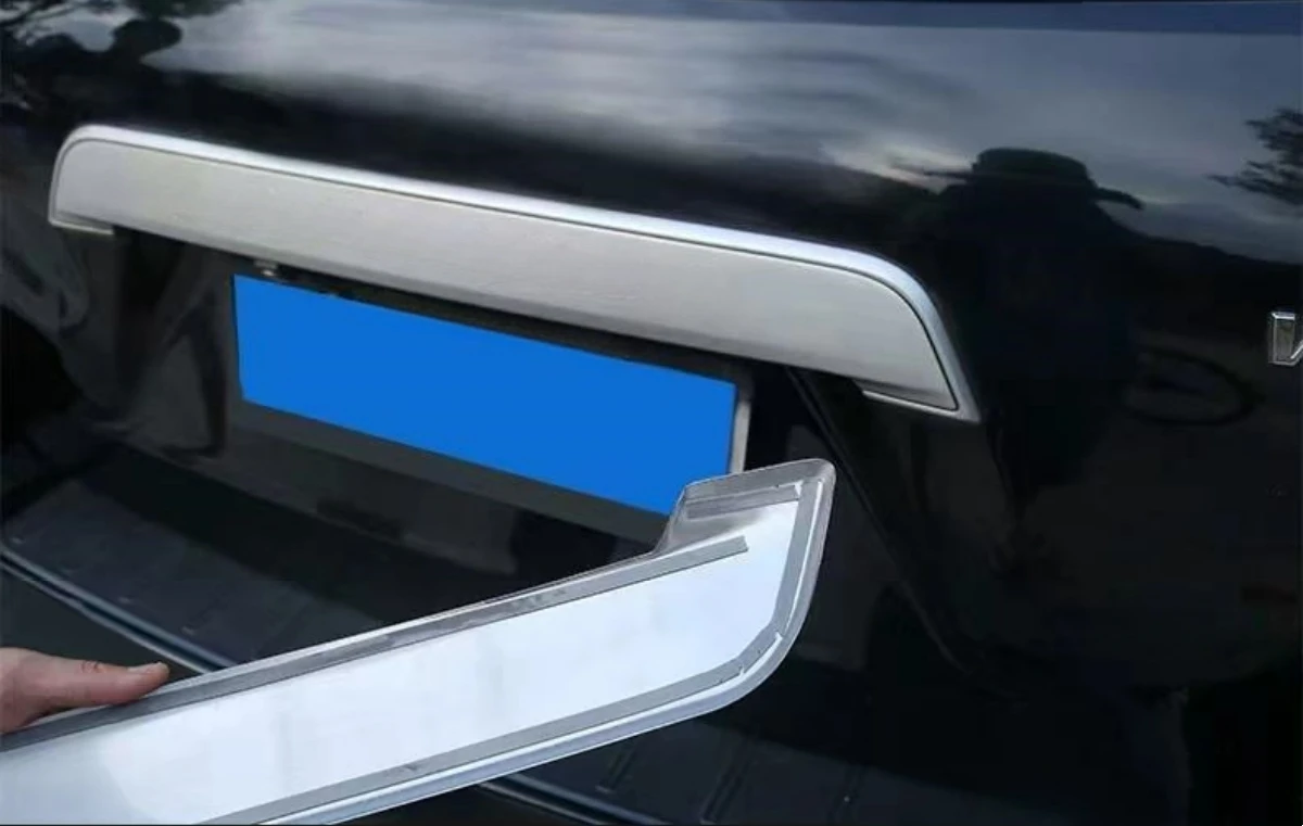 Хромированная Задняя Крышка багажника задняя дверь крышка отделка для Toyota Highlander