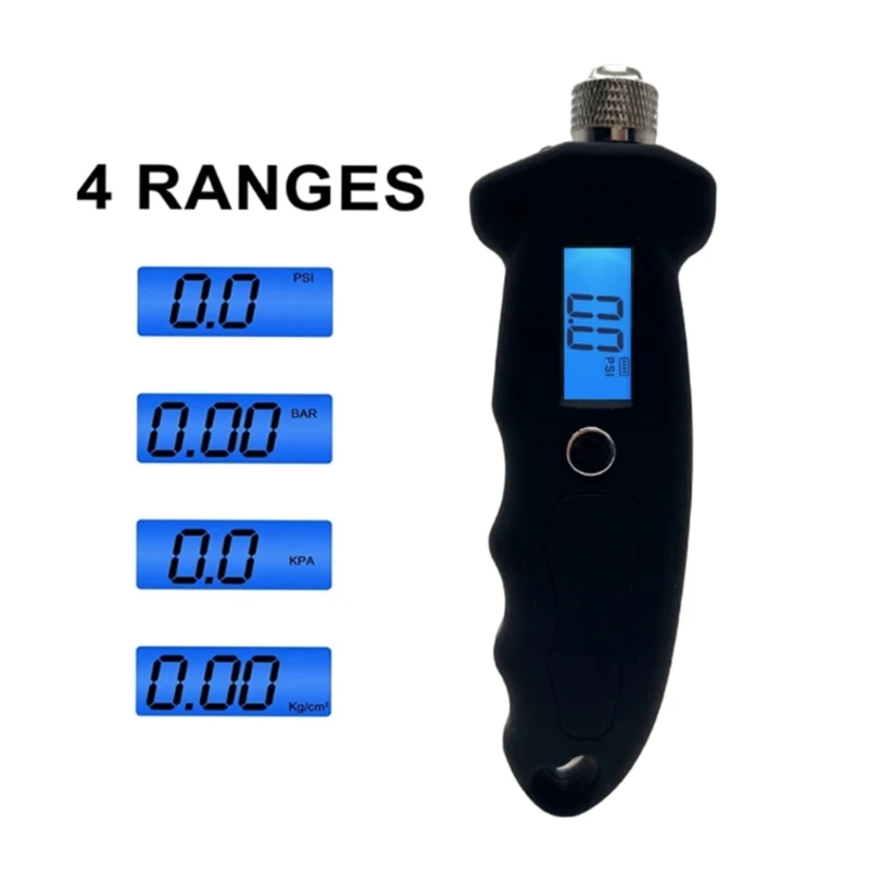 

Digital Tire Pressure Gauge 250PSI Tire Pressure CheckerMonitor Universal for Car Truck Bike Tire with Backlit Drop Shipping