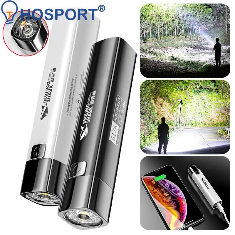 

Portable 2 IN 1 Ultra Bright G3 Tactical LED Flashlight Mini Outdoor Lighting 3 Modes Flashlight With USB Charging Cable