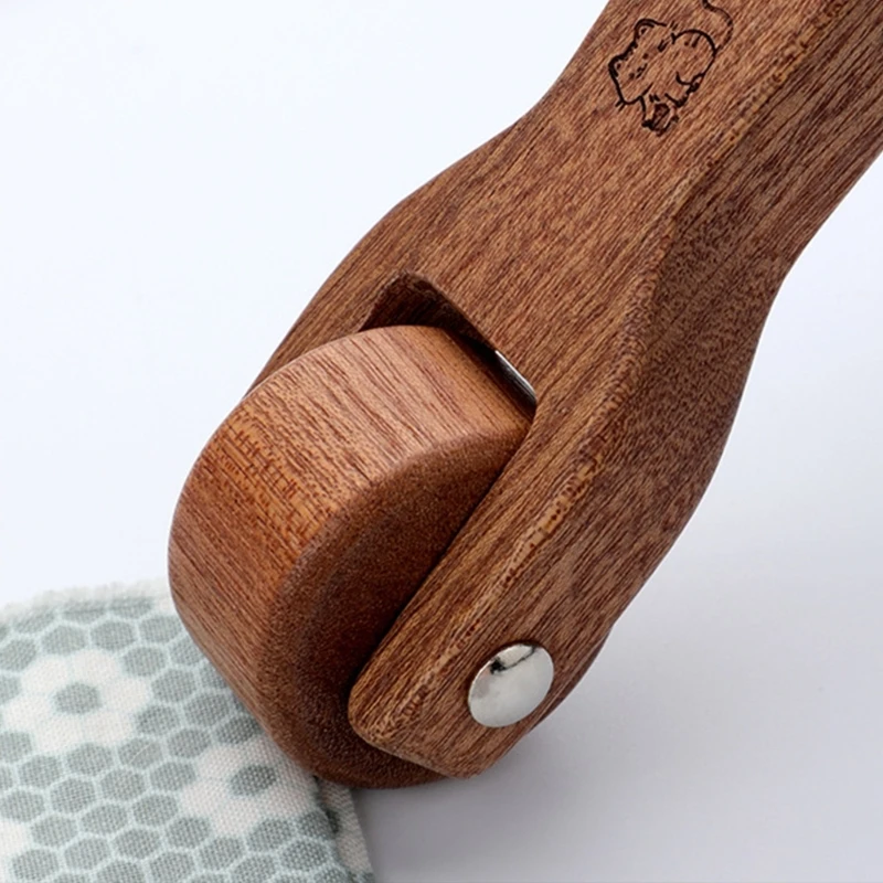 Деревянный прижимной роликовый инструмент для шитья лоскутных обоев с принтом