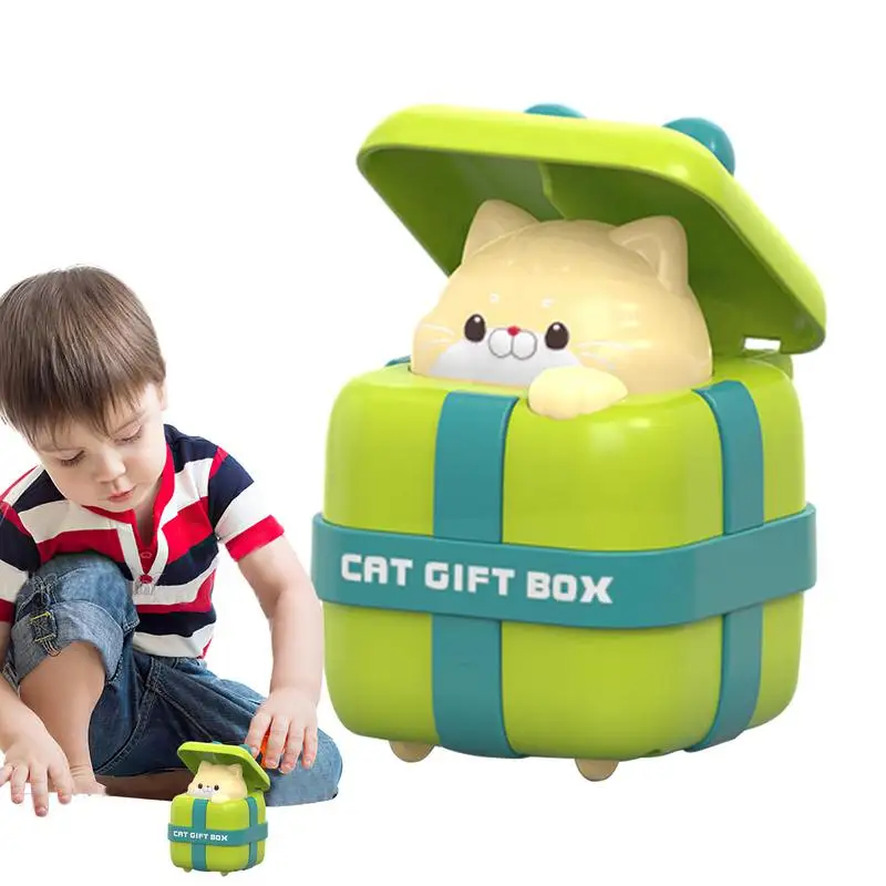 

Игрушечный автомобиль, мультяшный Кот, животные, автомобиль, игрушки, забавные, милые, яркие, интерактивные автомобили Push & Go, игрушки на Рождество, день рождения