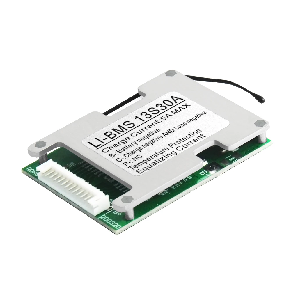 Фото Зарядное устройство LiitoKala BMS 10S/13S/16S/20S, устройство для защиты литий-ионных и литиевых аккумуляторов 36 В/48 В/60 в/72 в 30 а, с функцией балансировки №5