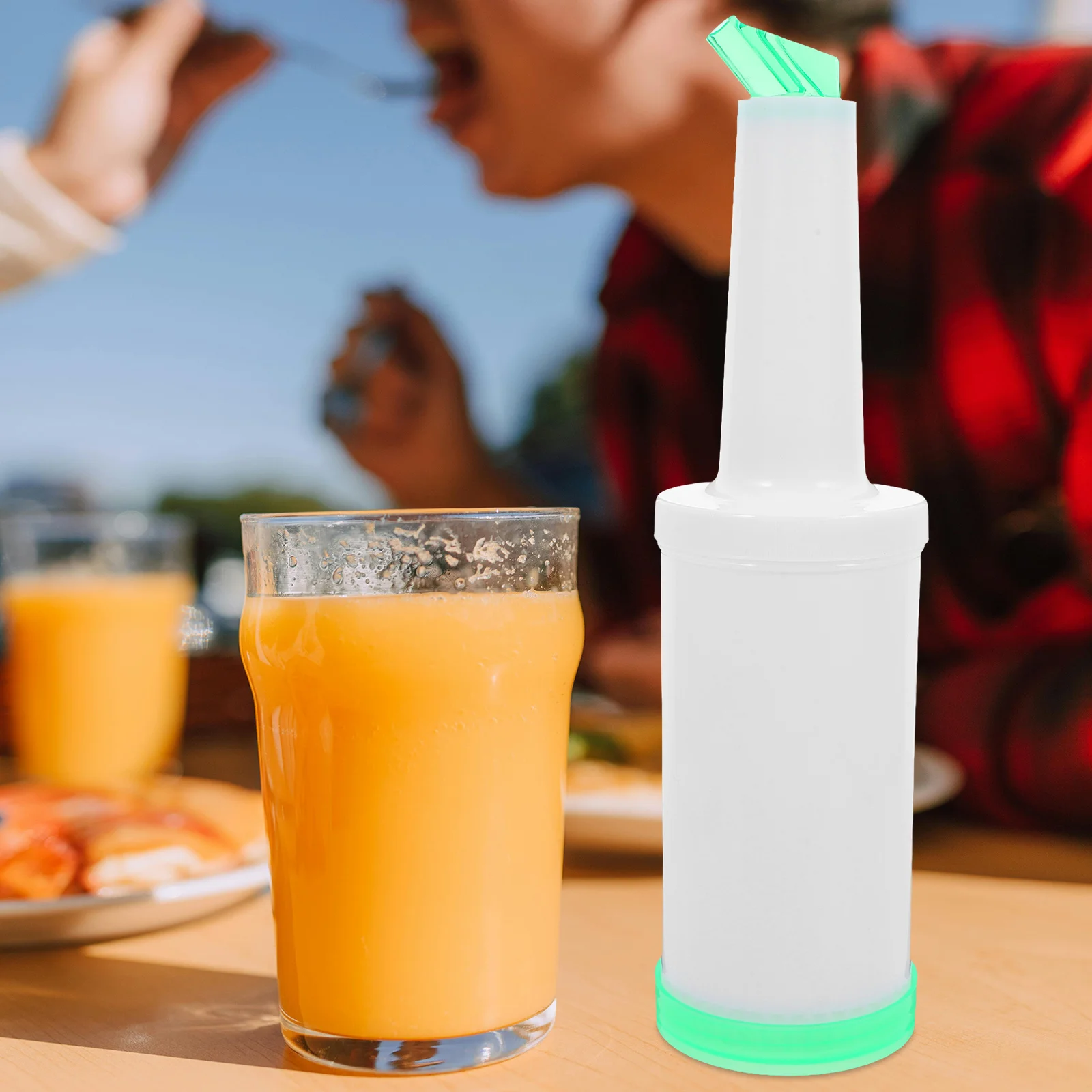 6 шт. 1 л бутылки для фруктового сока пластиковый кувшин бутылка бармена заливки