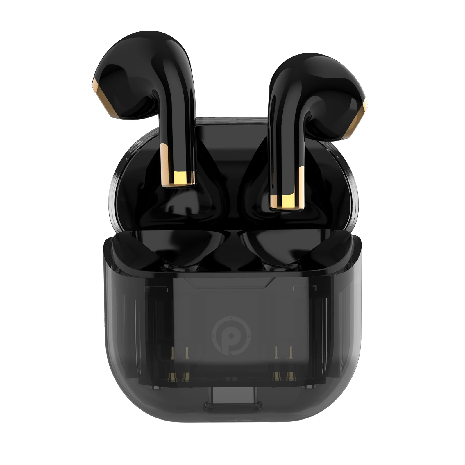 

Transparent Wireless Bluetooth Headsets In-Ear Earphones BT5.3 Deep Bass 3D Stereo Headphones with Built-in Microphones HD Call