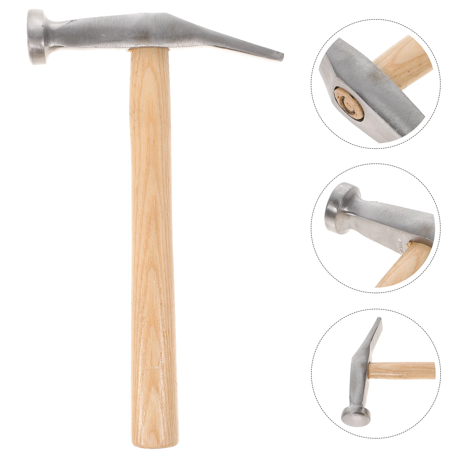 

Hammer Mallet Shoe Working Repair Shoes Wooden Handle Steel Tool Making Brass Claw Machinist Hammers Tools Leathercraft Carbon