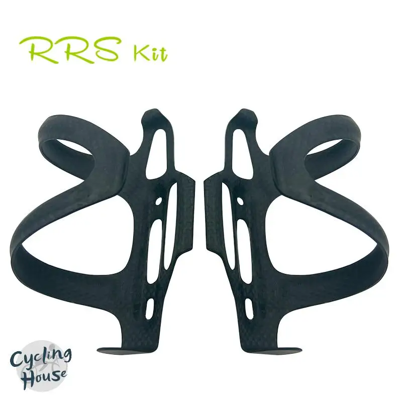 

Rrskit New Carbon Fiber Road Bike Bicycle Reliable Cycling MTB Drink Water Bottle Holder Cage Bottle Rack Bicycle Accessories